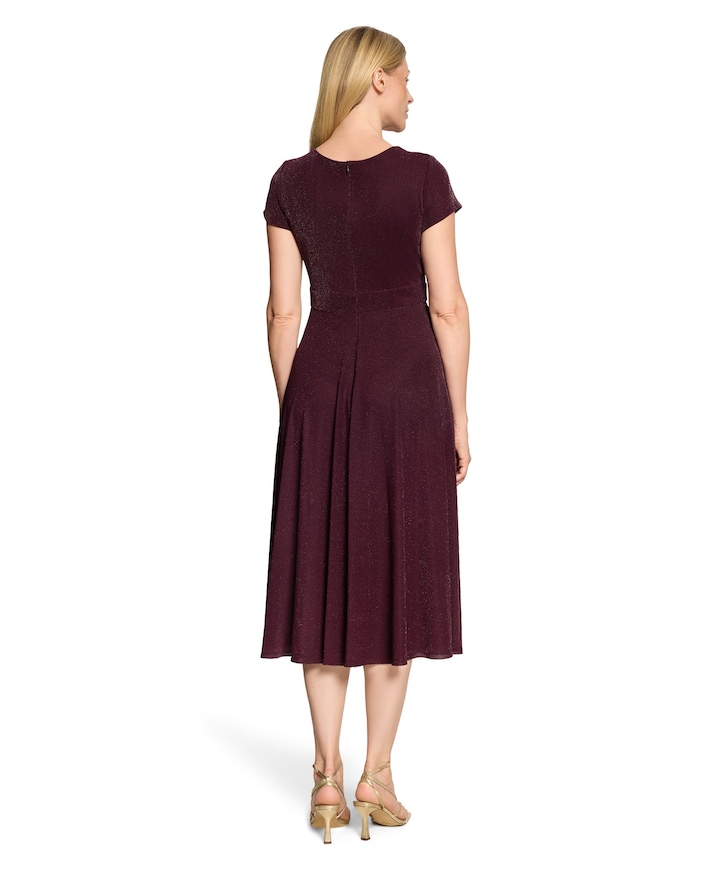 Dames jurk bordeaux