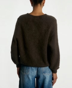 Dames vest bruin