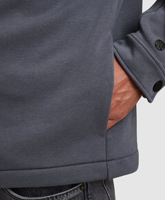 Heren overshirt grijs