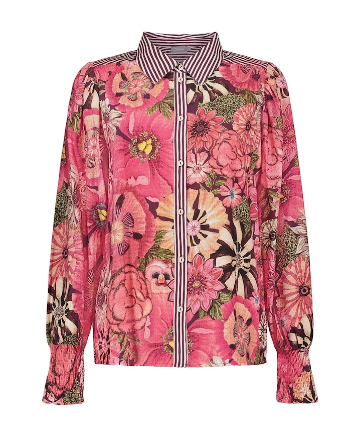 Dames blouse paars