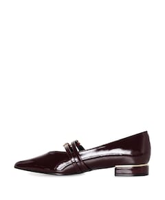 Agiany dames loafers bordeaux