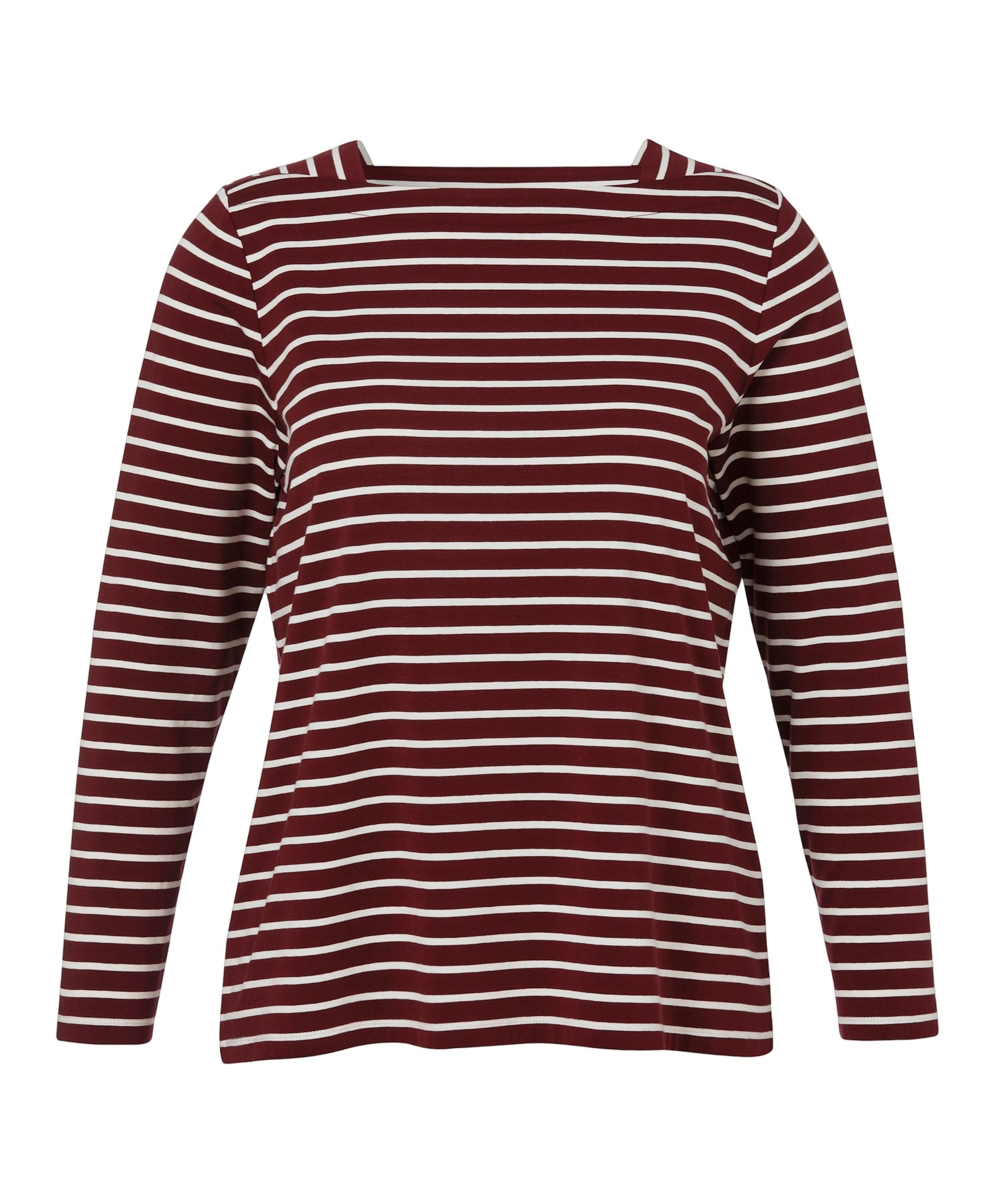 Dames longsleeve bordeaux