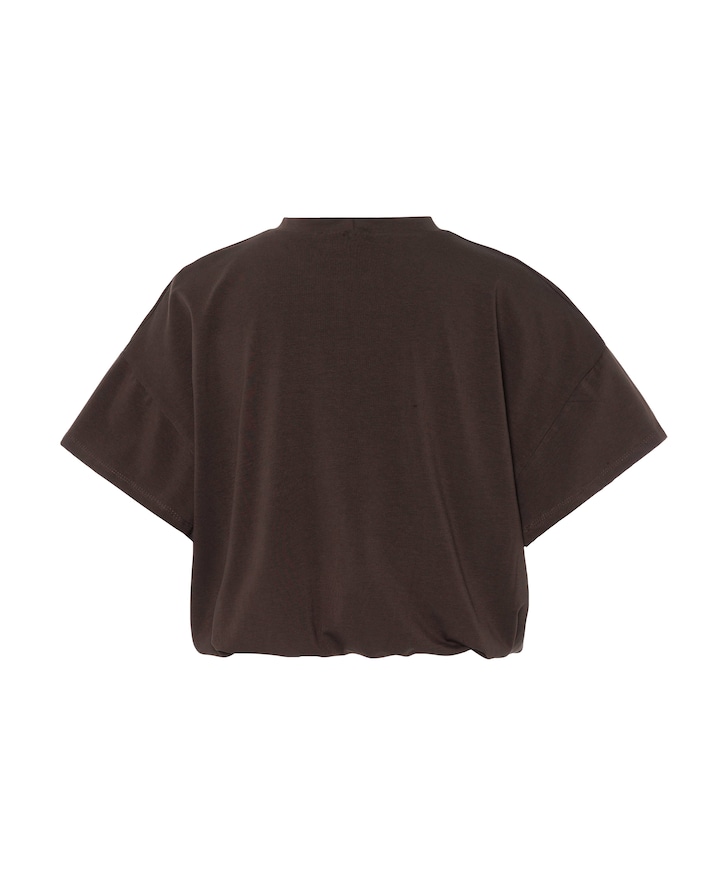 Dames T-shirt bruin