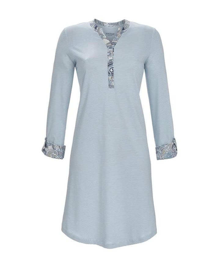 Dames nachthemd blauw