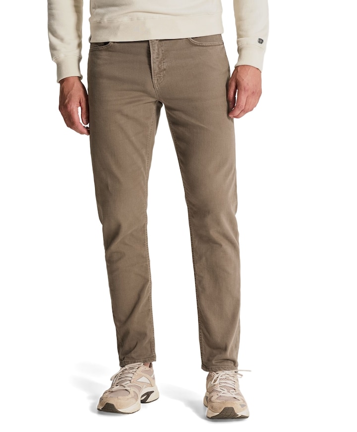 VALVER REGULAR COLORED heren jeans bruin