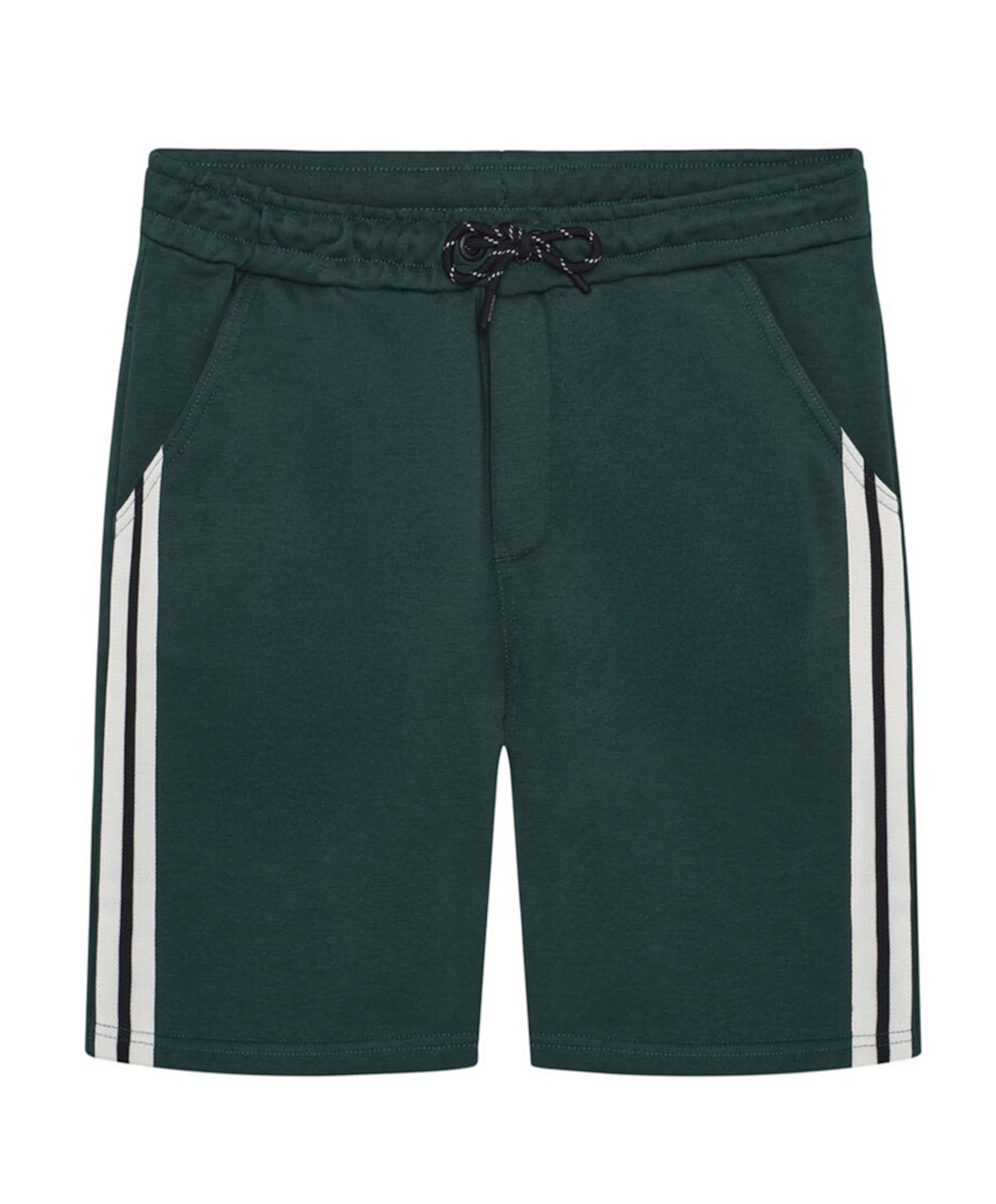 Loose Fit Jog Tape jongens korte broek groen