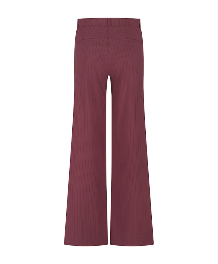 Luz stripe broek bordeaux