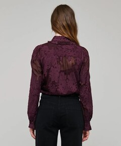 Dames blouse bordeaux