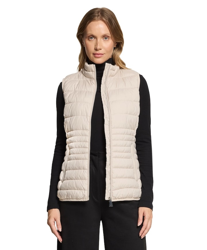 Dames bodywarmer beige