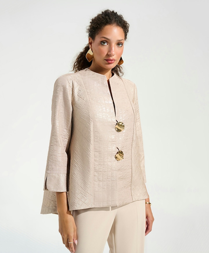 Dames jas beige