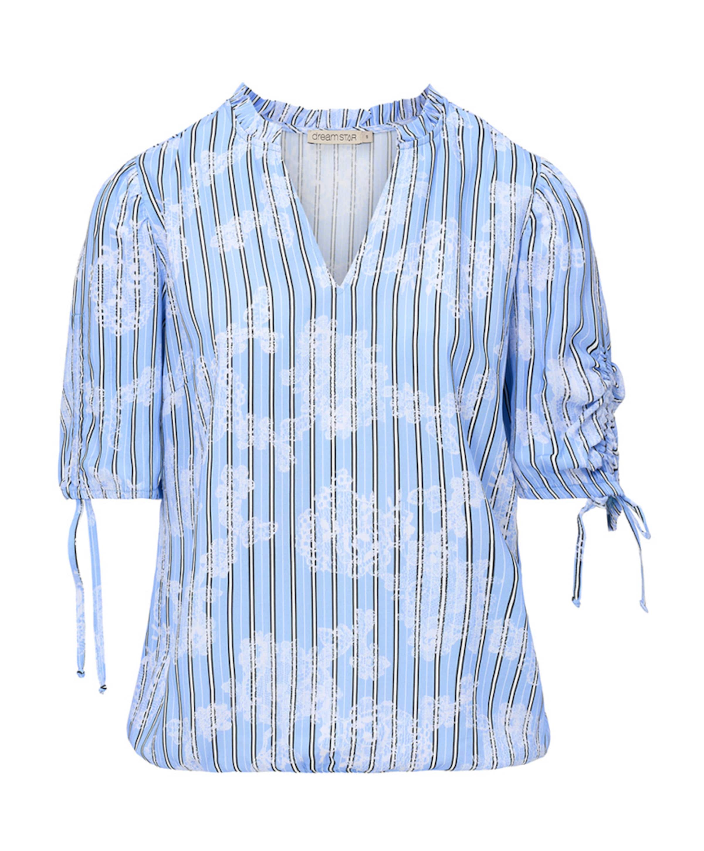 Dames blouse blauw