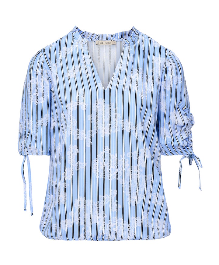 Dames blouse blauw