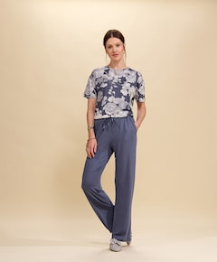 Dames pyjamabroek blauw