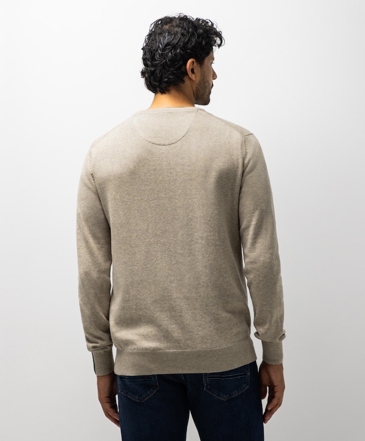 Heren trui beige