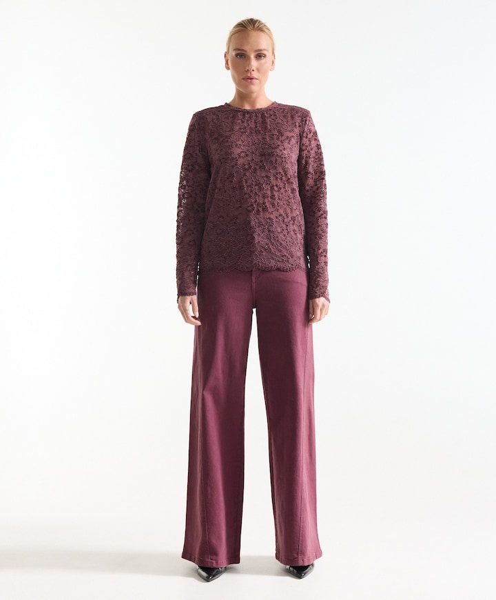 Dames top rood