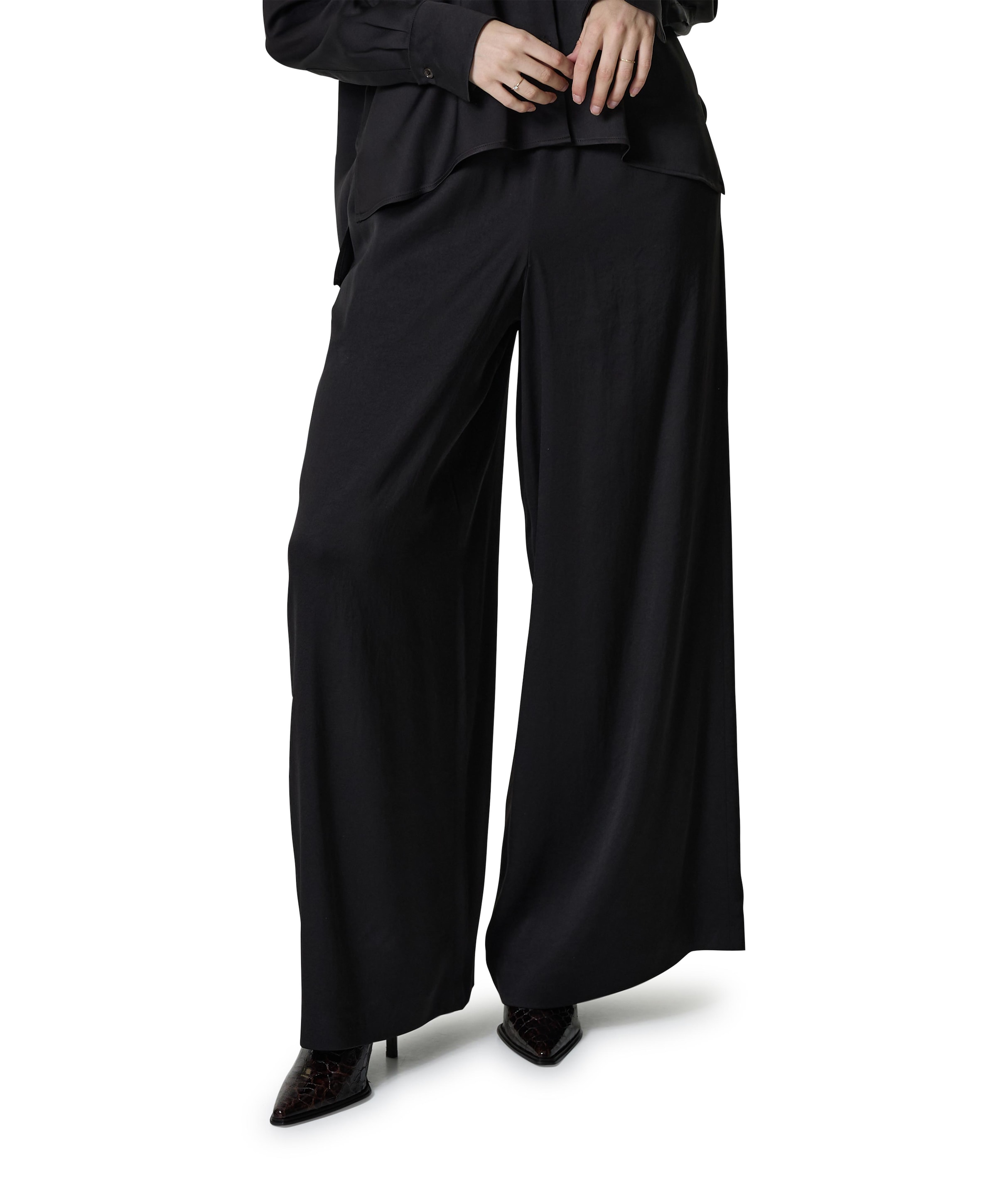 Tweezer dames broek bruin