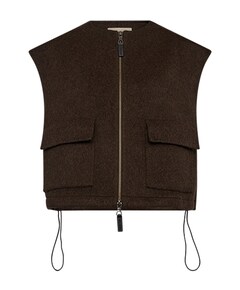 Dames gilet bruin