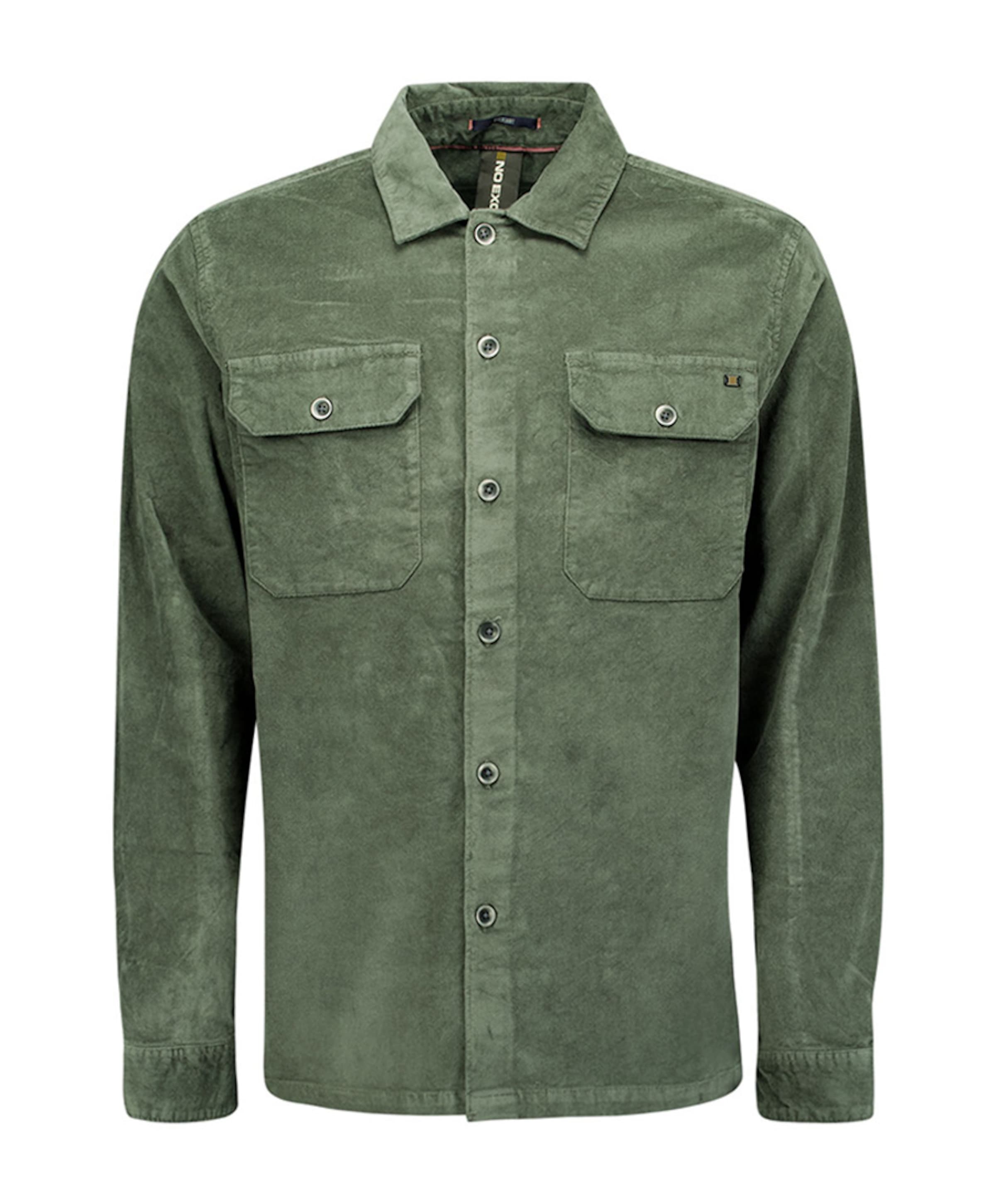Heren overshirt groen