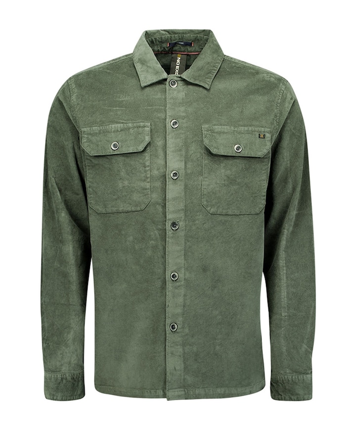 Heren overshirt groen