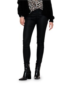 Jog coated broek zwart