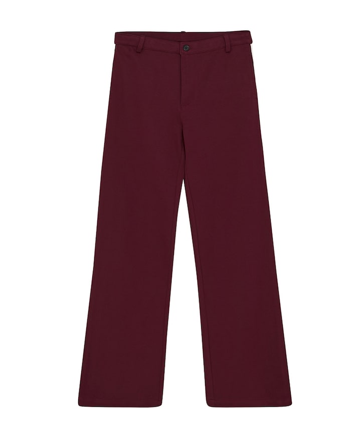 Wide Leg broek rood
