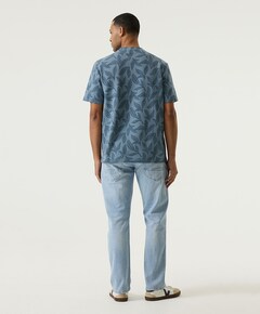 Heren T-shirt blauw