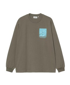 Heren longsleeve groen