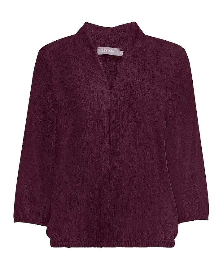 Dames blouse bordeaux