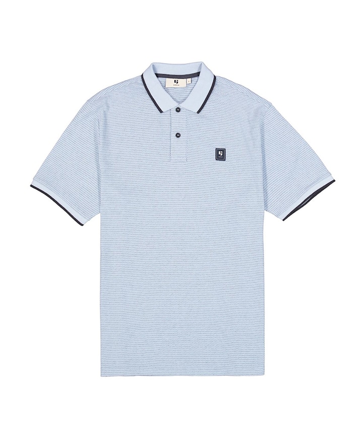 Heren polo blauw