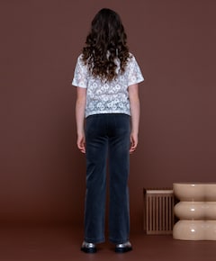 Jeans jogg meisjes jeans grijs