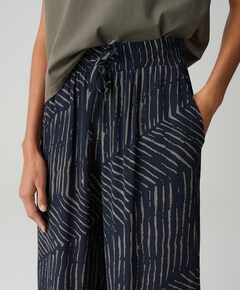 Marou palm leaves broek blauw