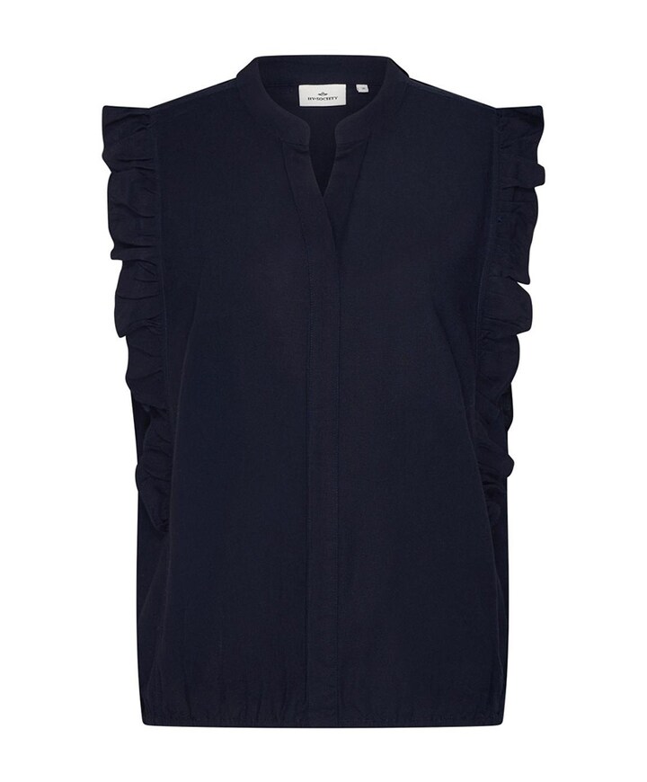 Dames top blauw