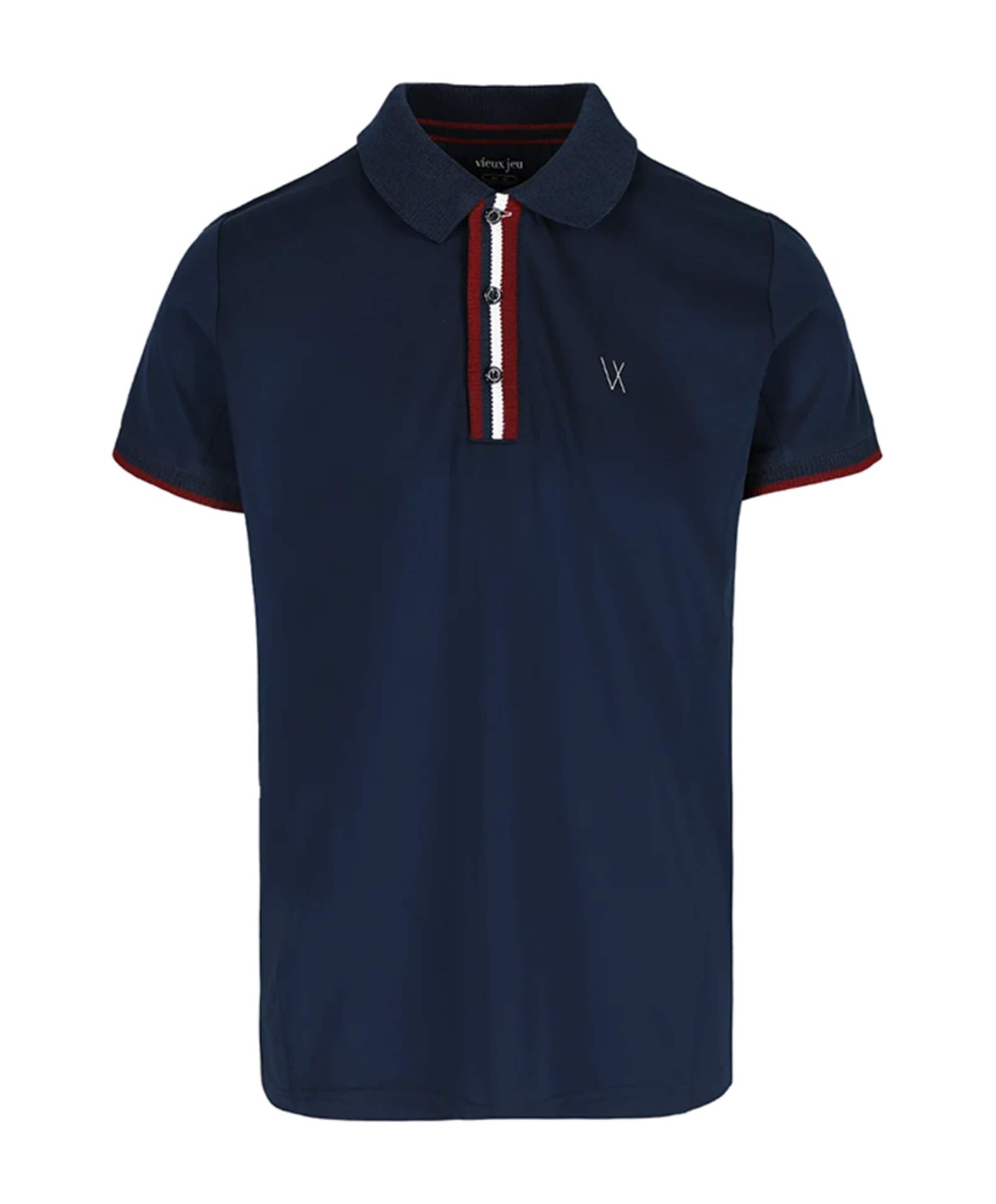 Heren polo blauw