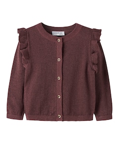 Meisjes vest bruin