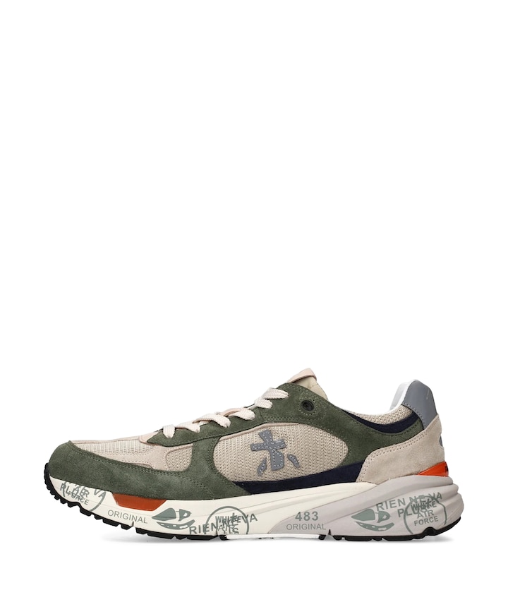 Mase25 heren sneakers groen