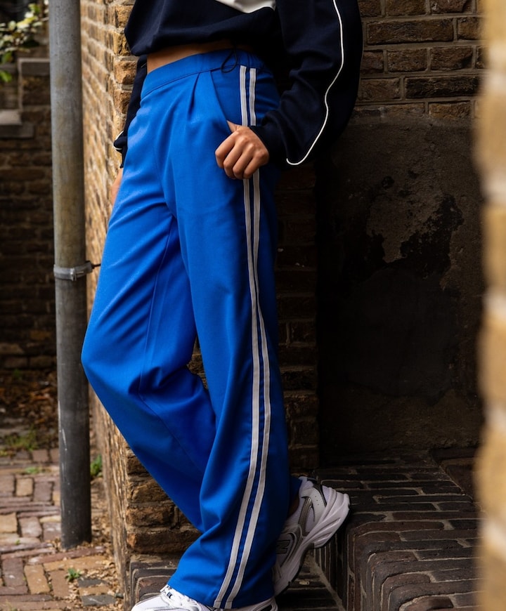 meisjes pantalon blauw