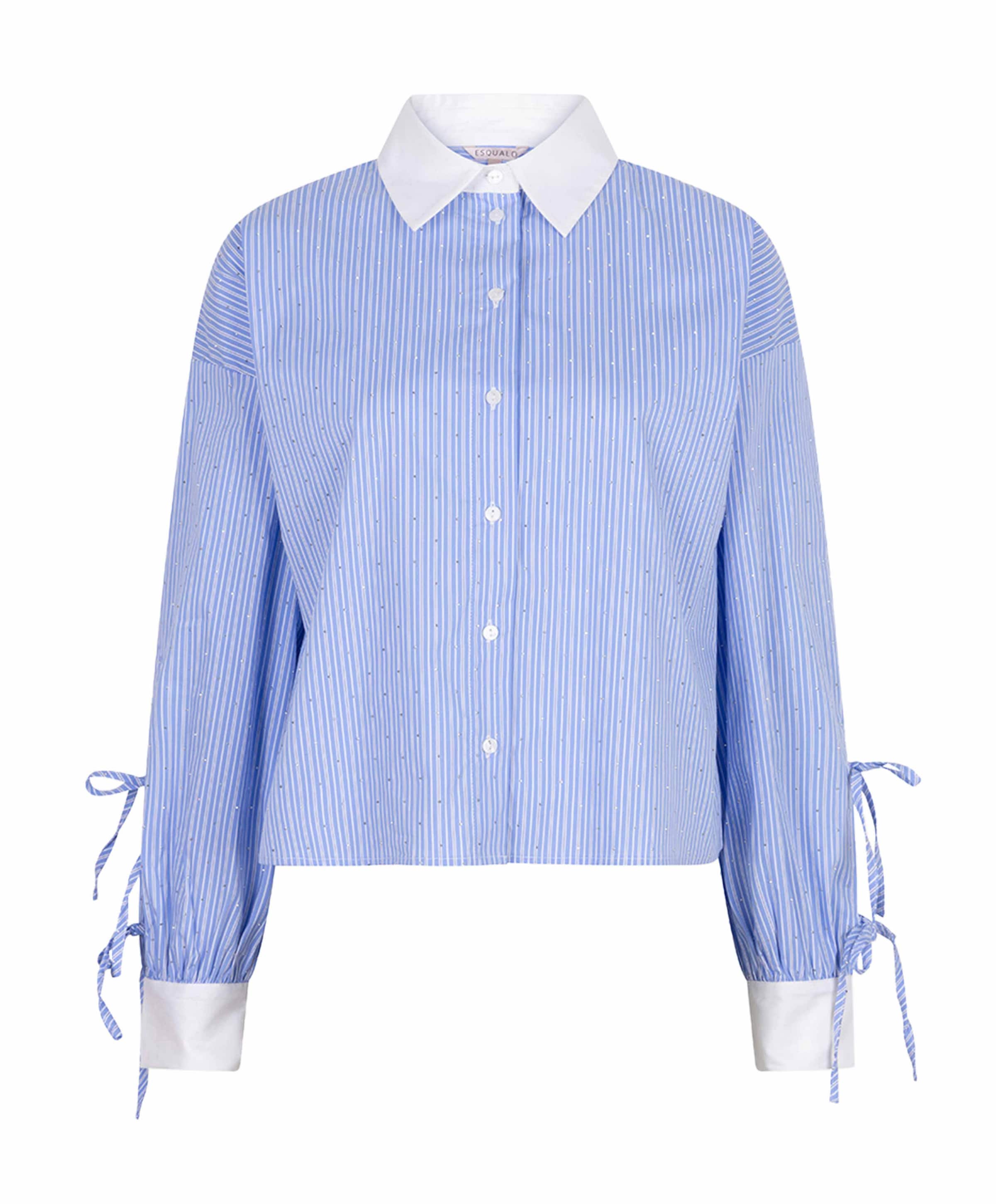 Dames blouse blauw