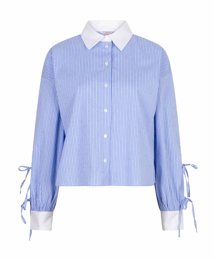 Dames blouse blauw