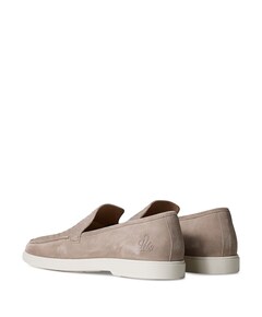 Simon blocks heren moccasins beige