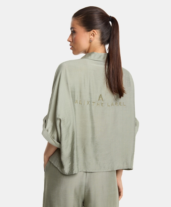Dames blouse groen