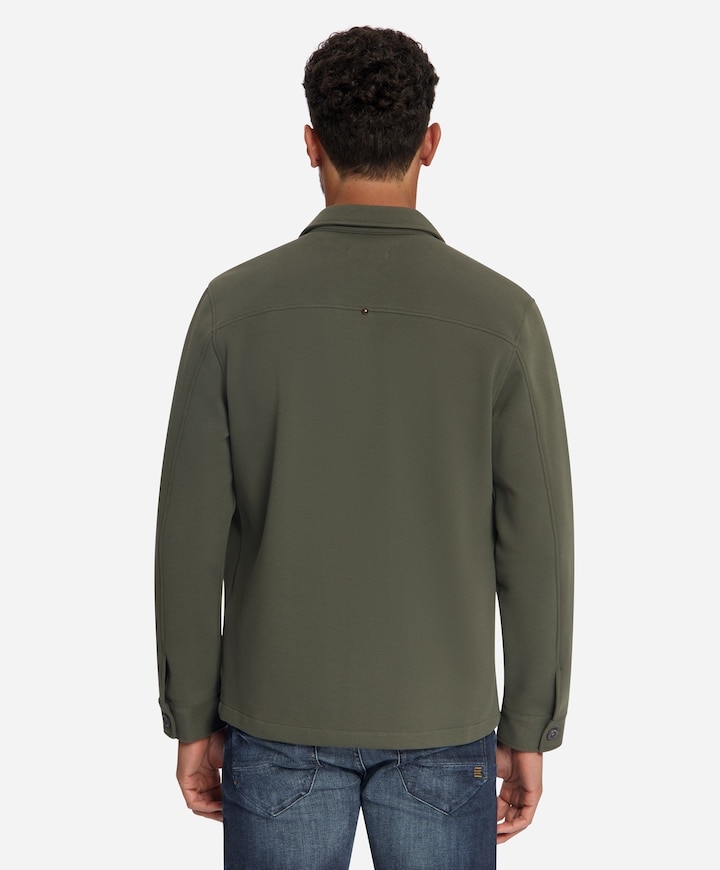 Heren overshirt groen