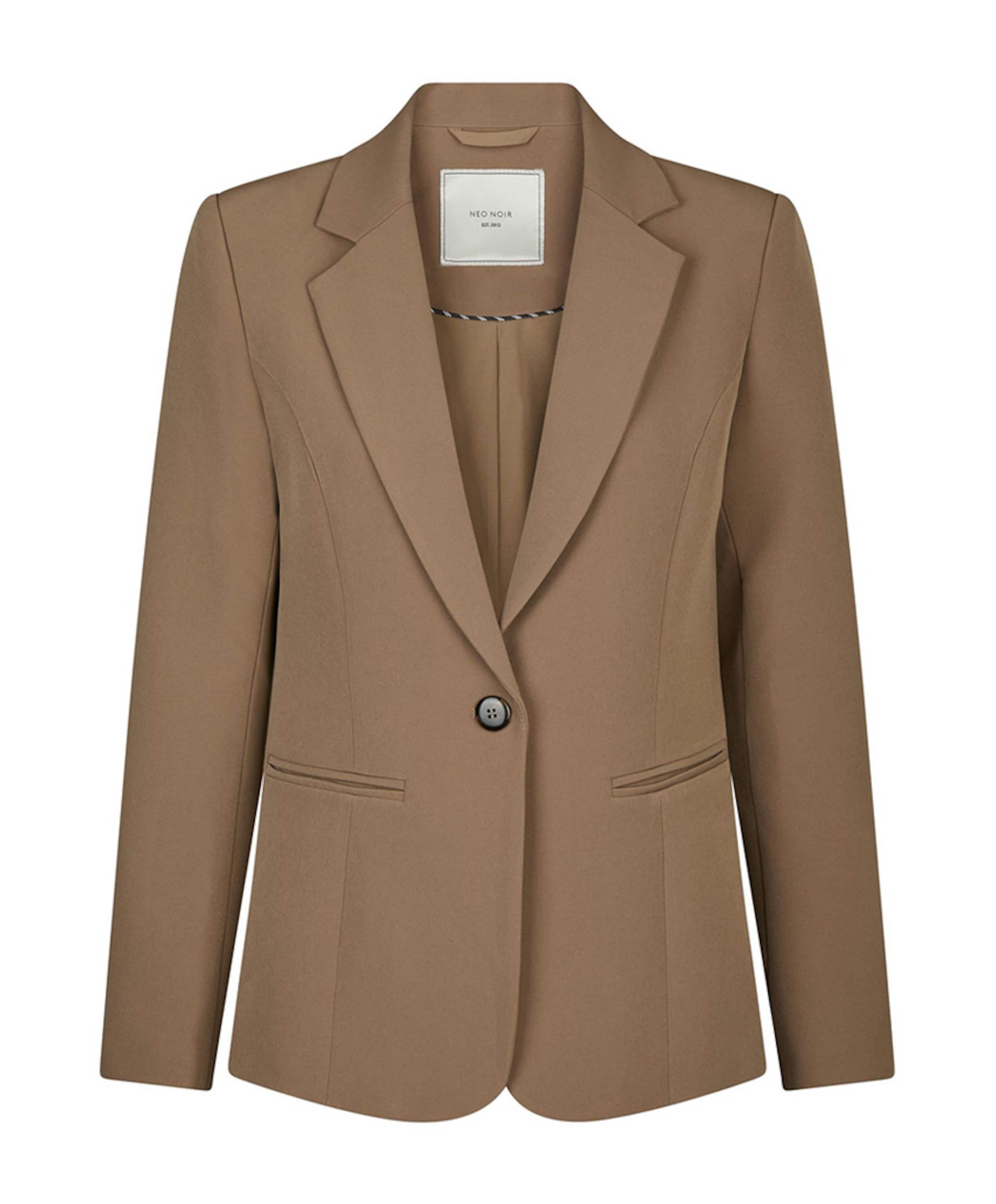 Dames blazer bruin