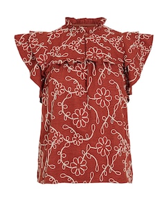 Dames blouse rood
