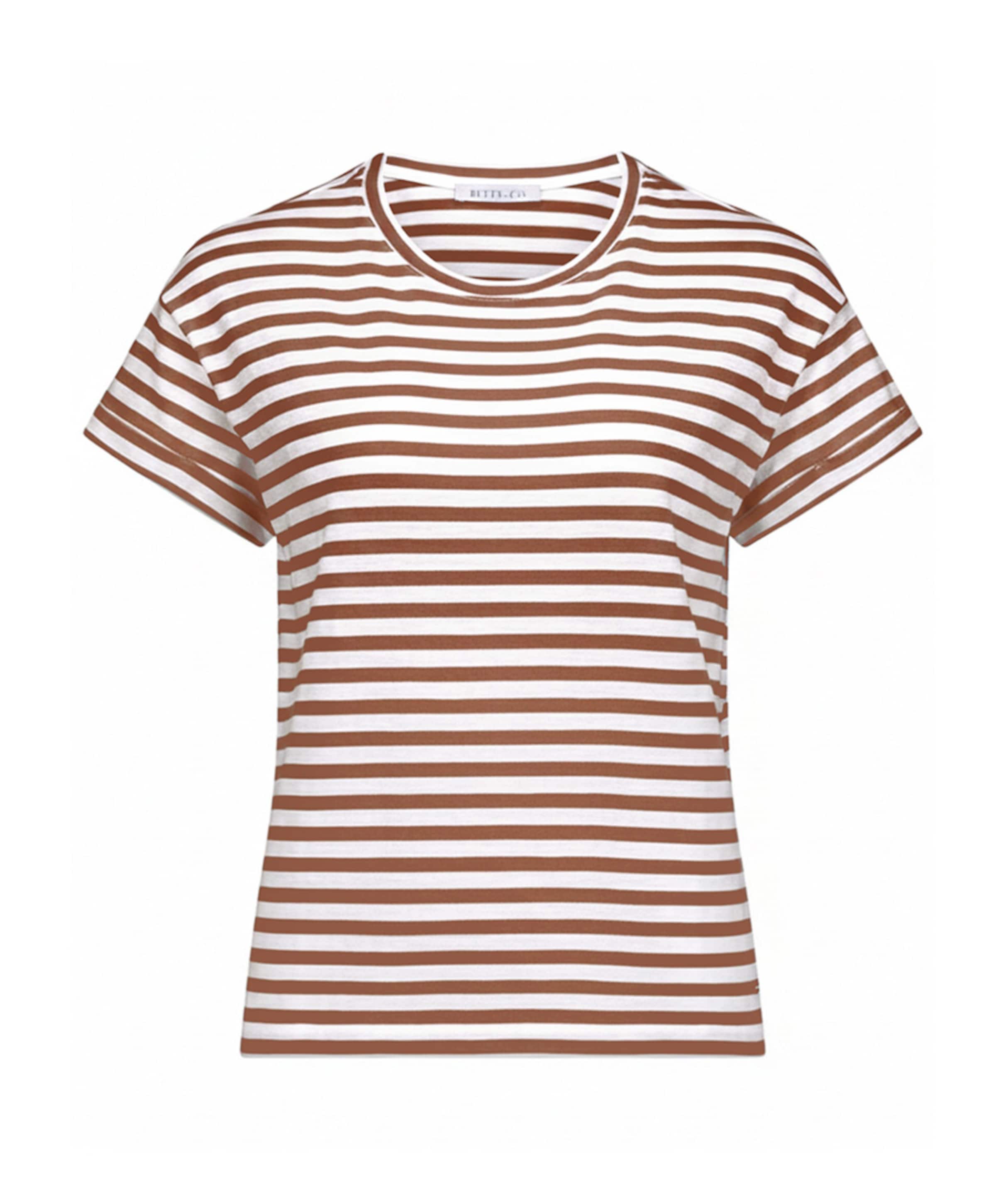 Dames T-shirt bruin