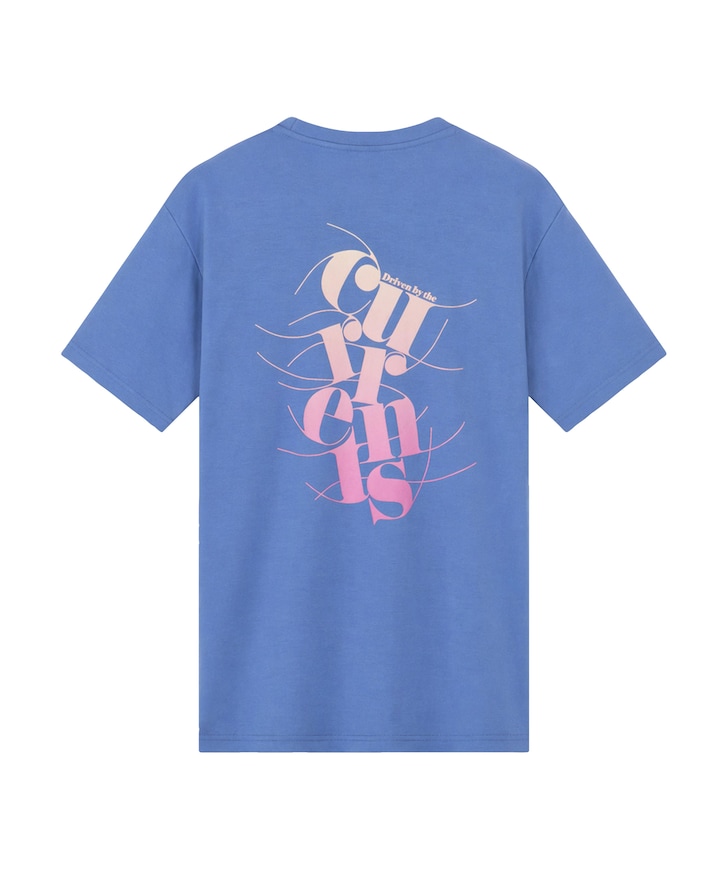 Heren T-shirt blauw