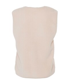 Dames gilet beige