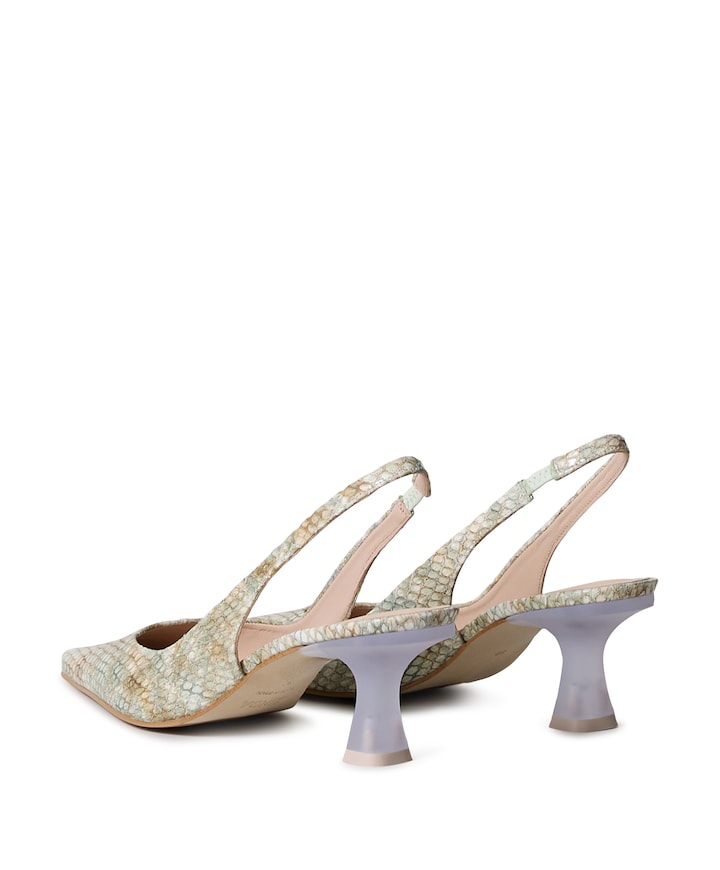 dames slingbacks groen