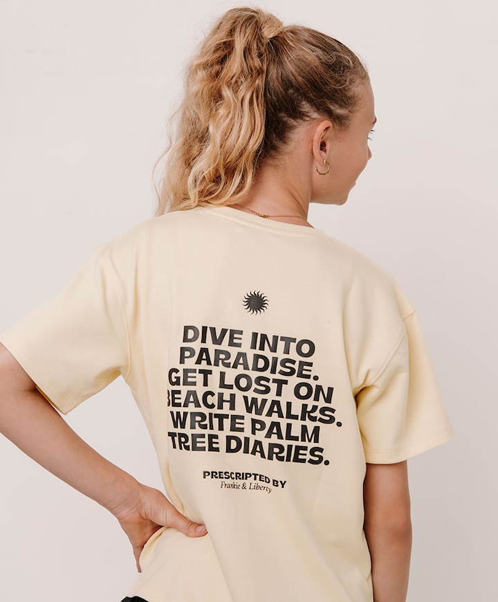 Meisjes T-shirt geel