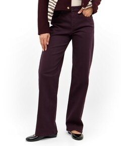 Lara dames jeans bordeaux