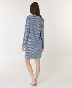Dames nachthemd blauw